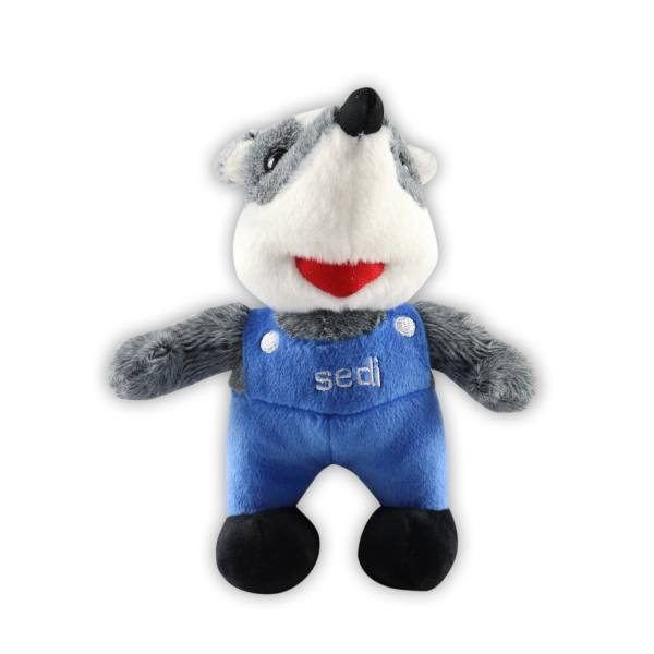 Maskottchen der Firma Sedlmayer "sedi" in blau